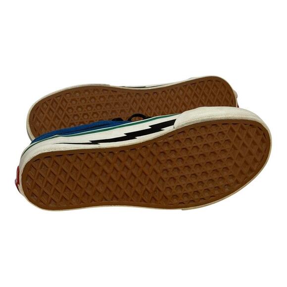 Vans Old Skool Blue Lightning Bolt Men’s 6 Women’s 7.5 Skate Sneakers - Picture 8 of 8